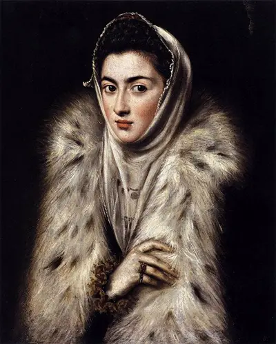 Lady in a Fur Wrap El Greco